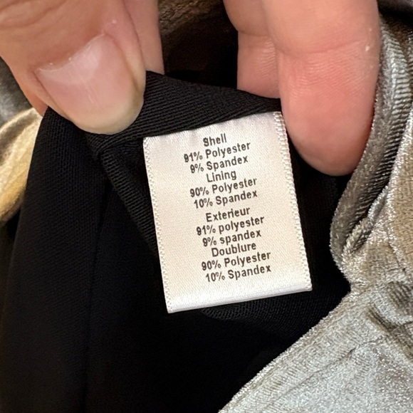 Likely Silver Strapless Velvet Dress - Picture 6 of 7